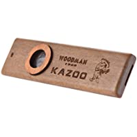 Los mejores  - ammoon Wooden Kazoo Instrumento Musical Socio Guitarra Ukulele Armónica de Madera con Caja de Metal para Music Lover
